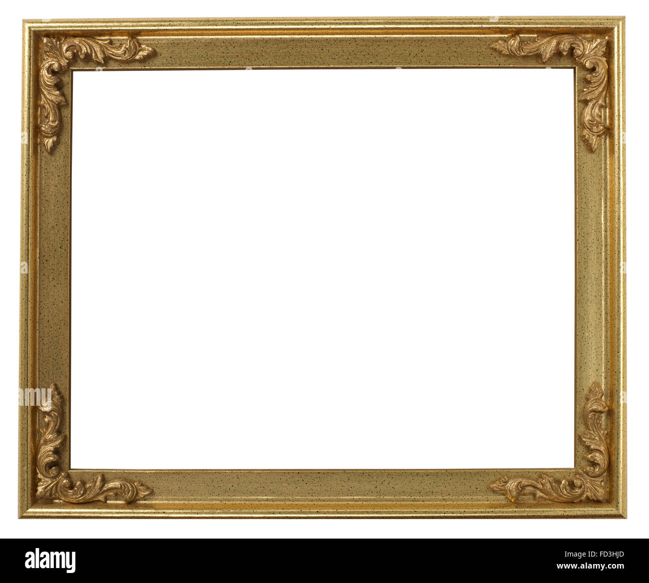 Gold Bilderrahmen Stockfoto