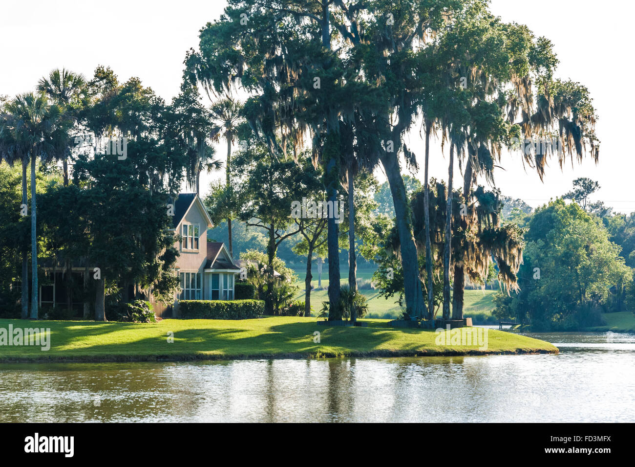 Prime Waterfront Immobilien am Sawgrass in Ponte Vedra Beach, Florida, USA. Stockfoto