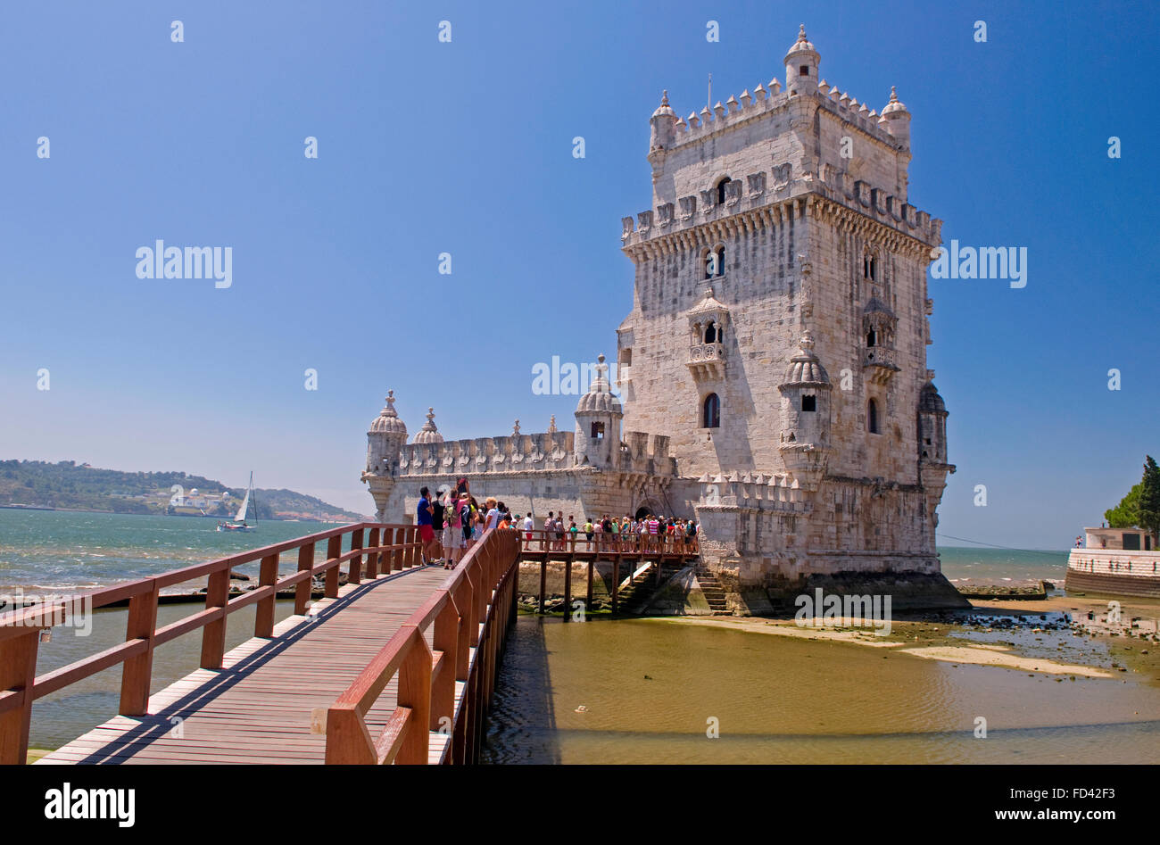 Der Turm von Belem in Lissabon, Portugal Stockfoto