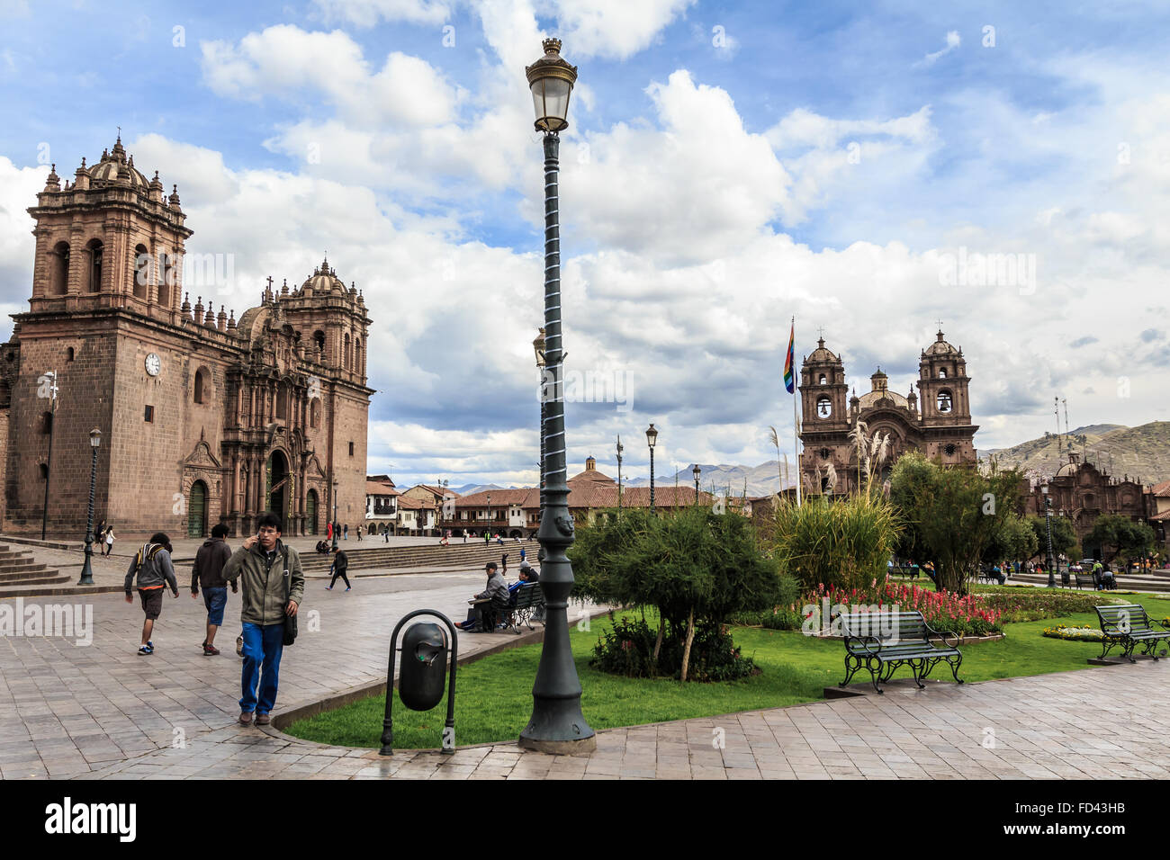 Plaza de Armas, Cusco, Urubamba Provinz, Peru Stockfoto