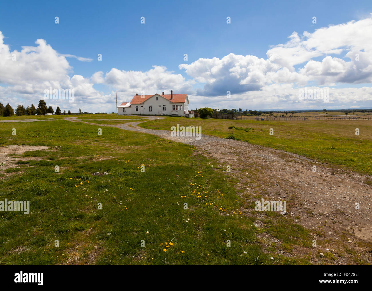 Finca, Patagonien, Chile Stockfoto