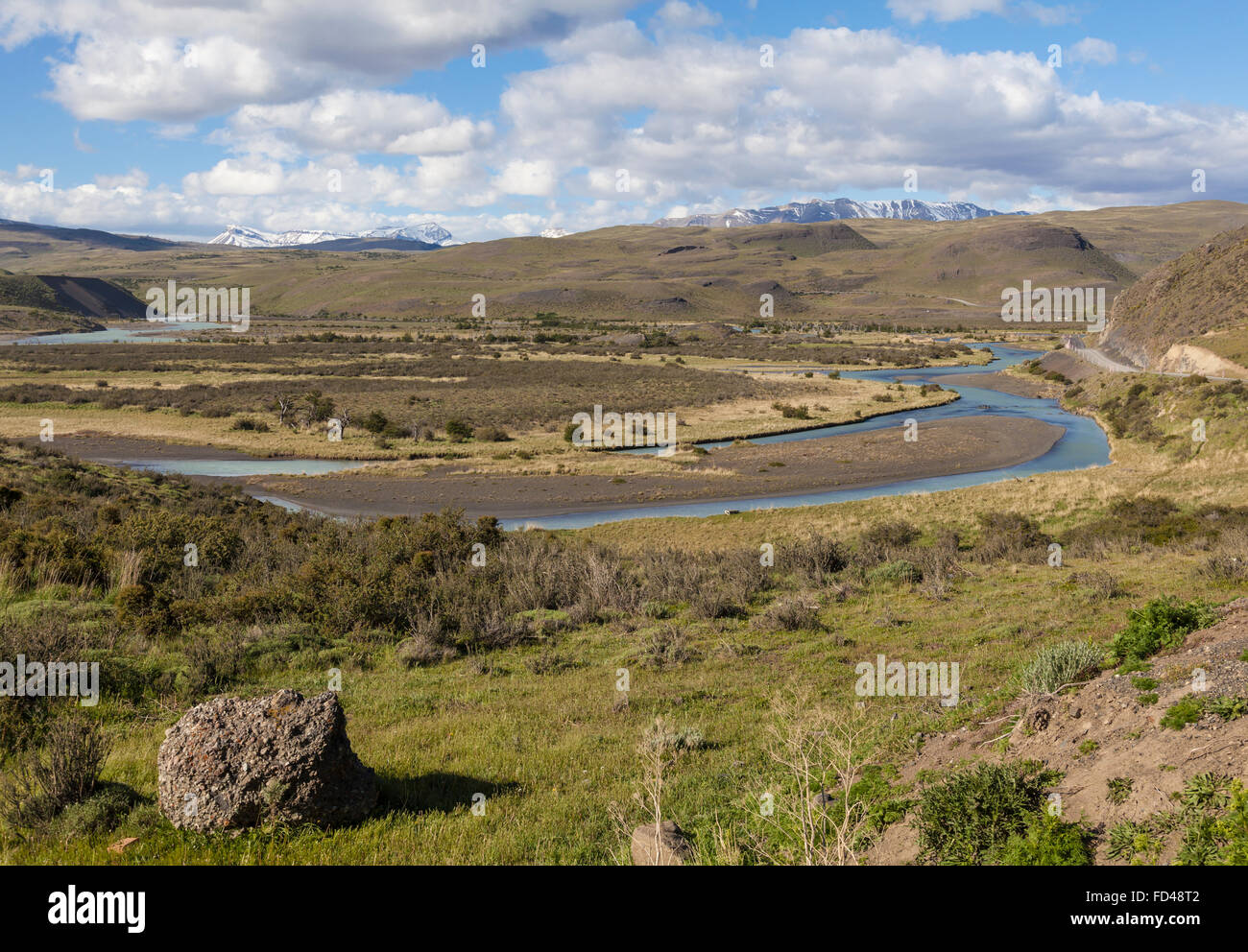 Torres Del Paine Landschaft Stockfoto