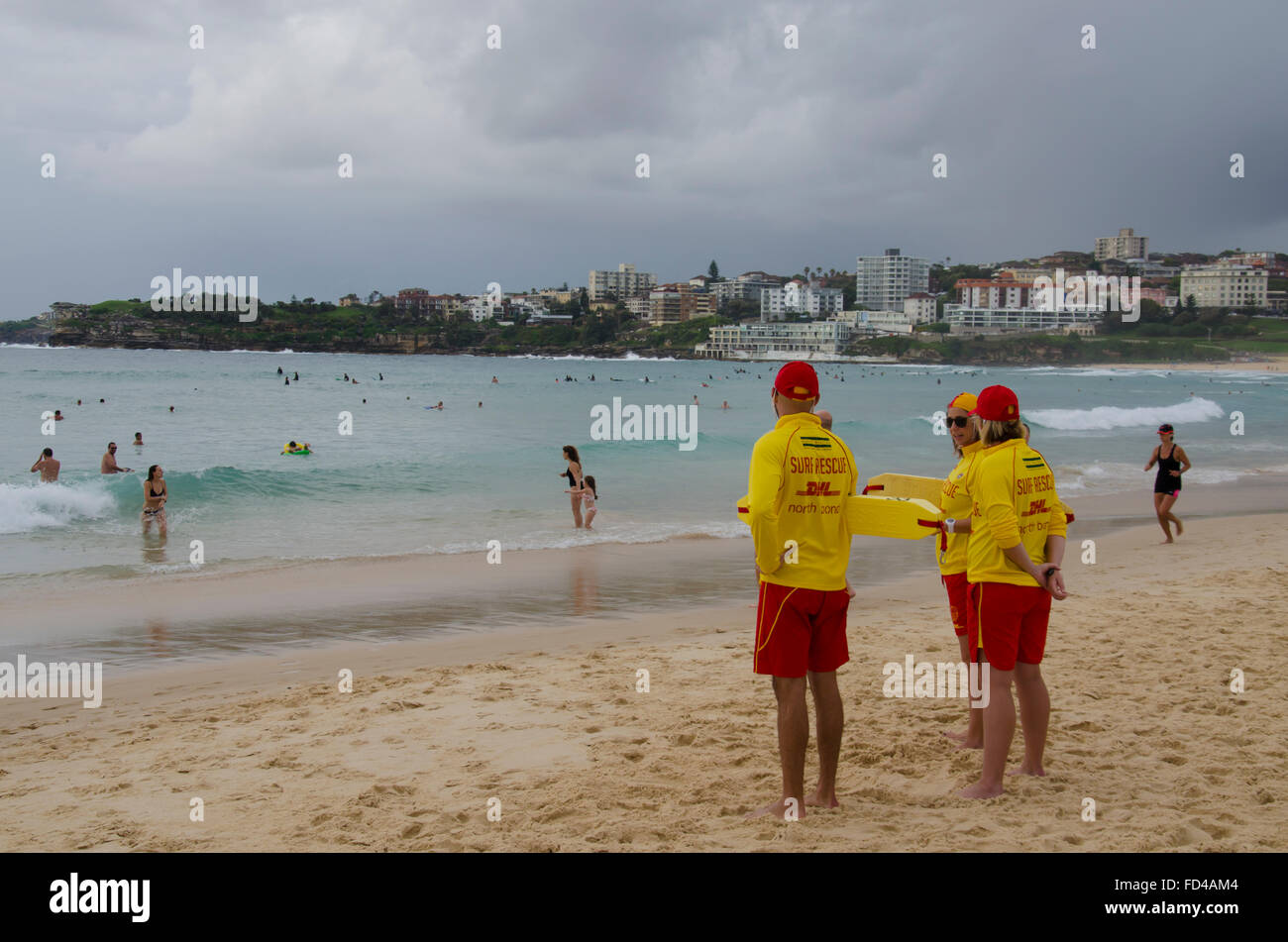 Bondi Beach, Sydney, Australien. 26. Januar 2016: Australia Day Stockfoto