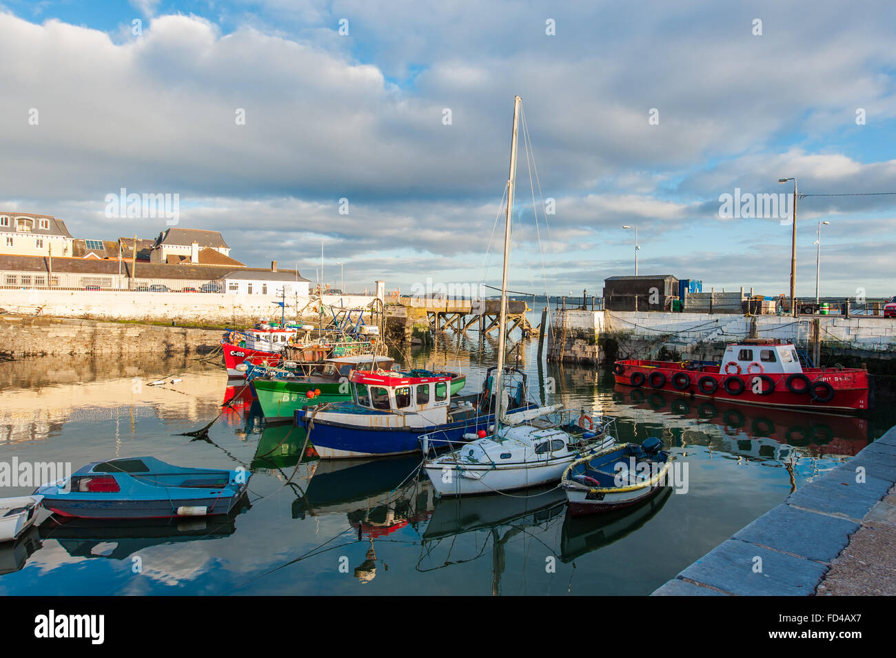 Hafen, Cobh, County Cork, Irland, an einem Sommertag. Stockfoto