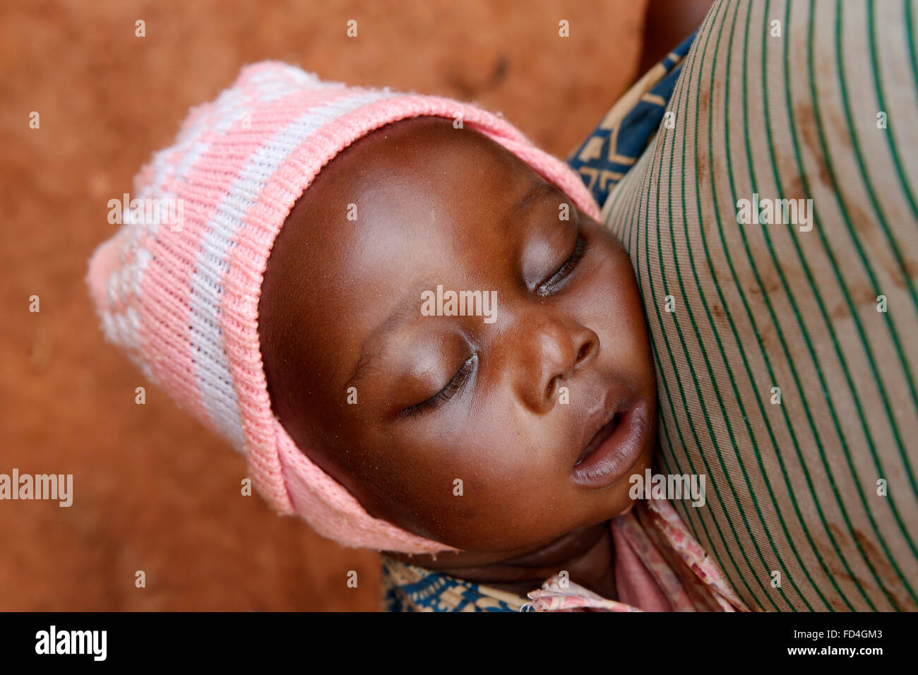 Schlafendes baby Stockfoto