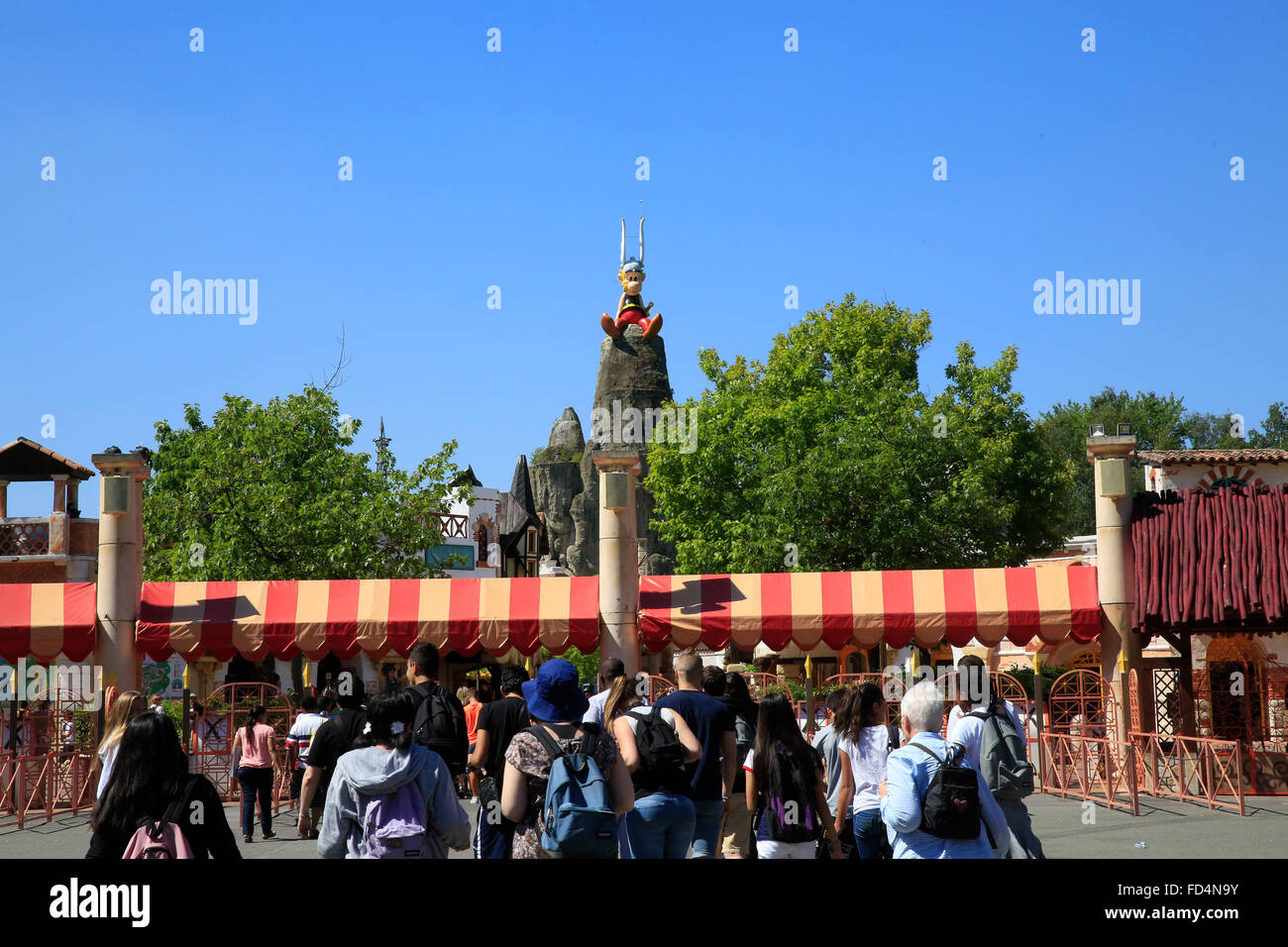 Parc Asterix. Stockfoto