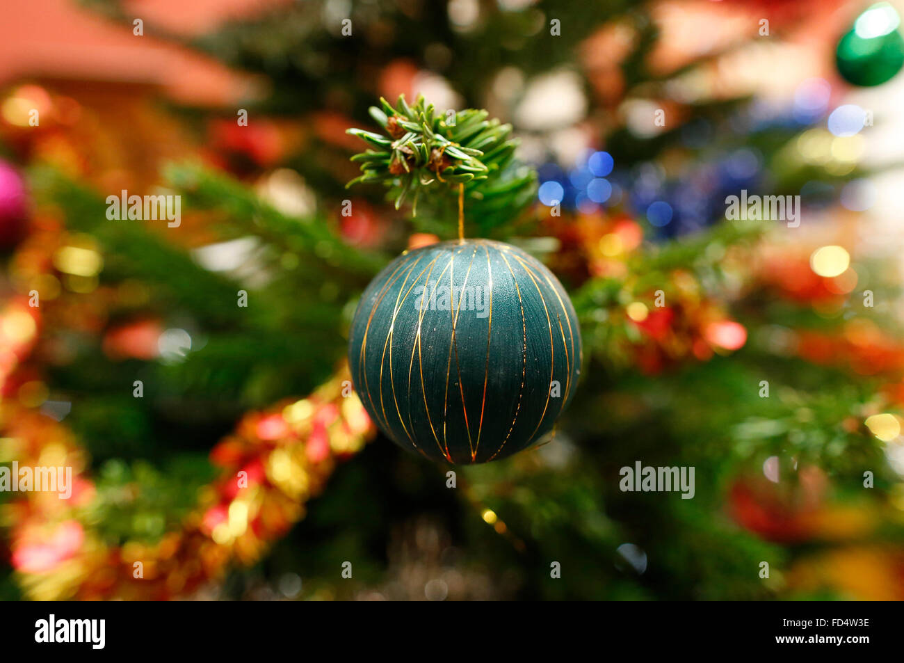 Weihnachtsbaum. Stockfoto