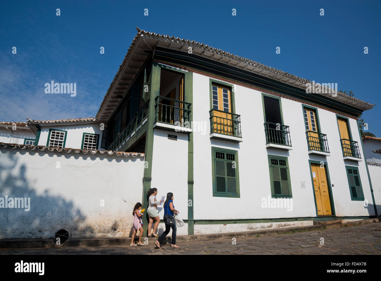 Casa da Chica da Silva, Diamantina, Minas Gerais, Brasilien Stockfoto