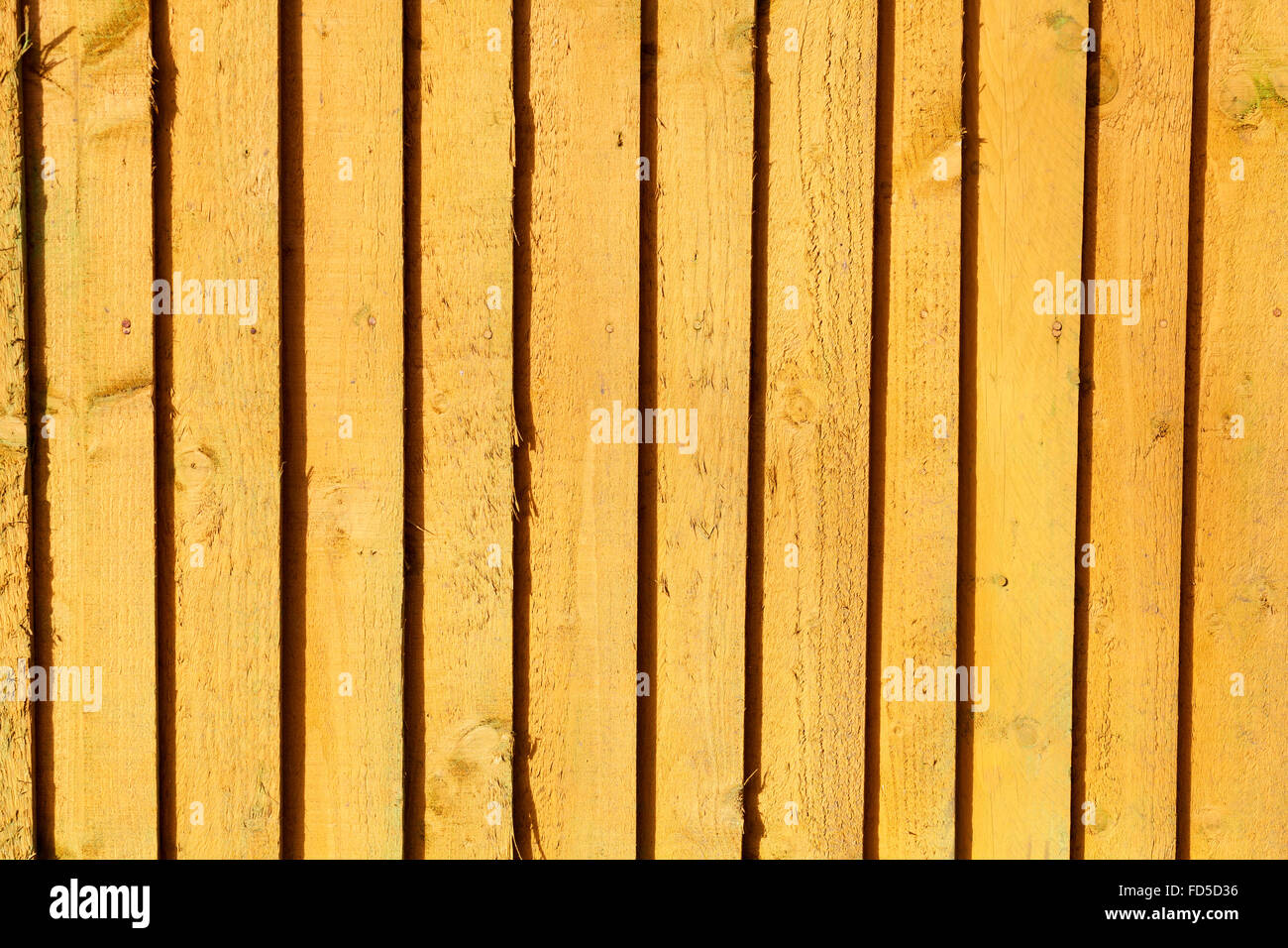 Nahaufnahme von einem hölzernen Zaun panel Stockfoto