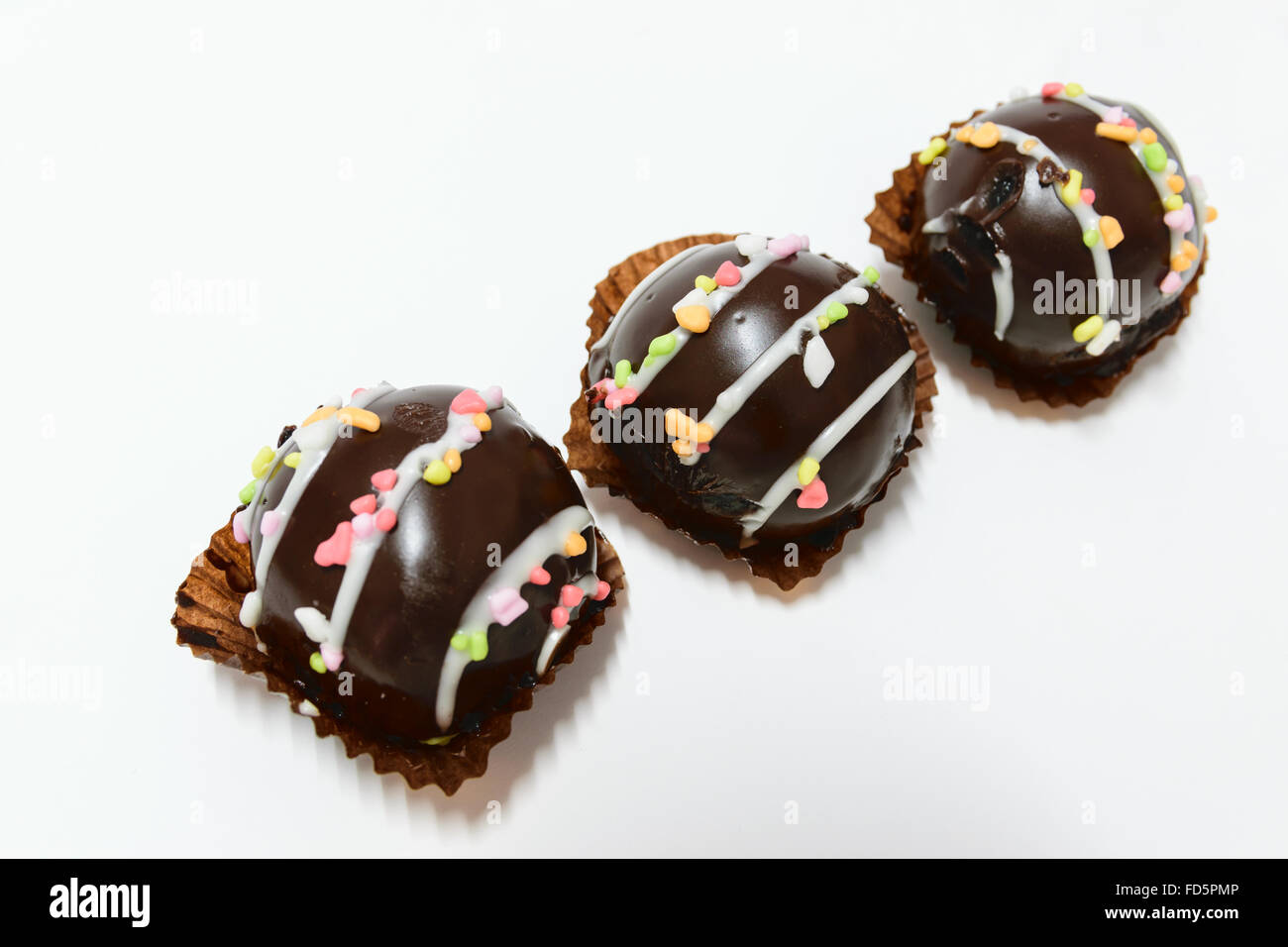 Eine kleine süße Kuchen, in der Regel rund, flach und knackig. Stockfoto
