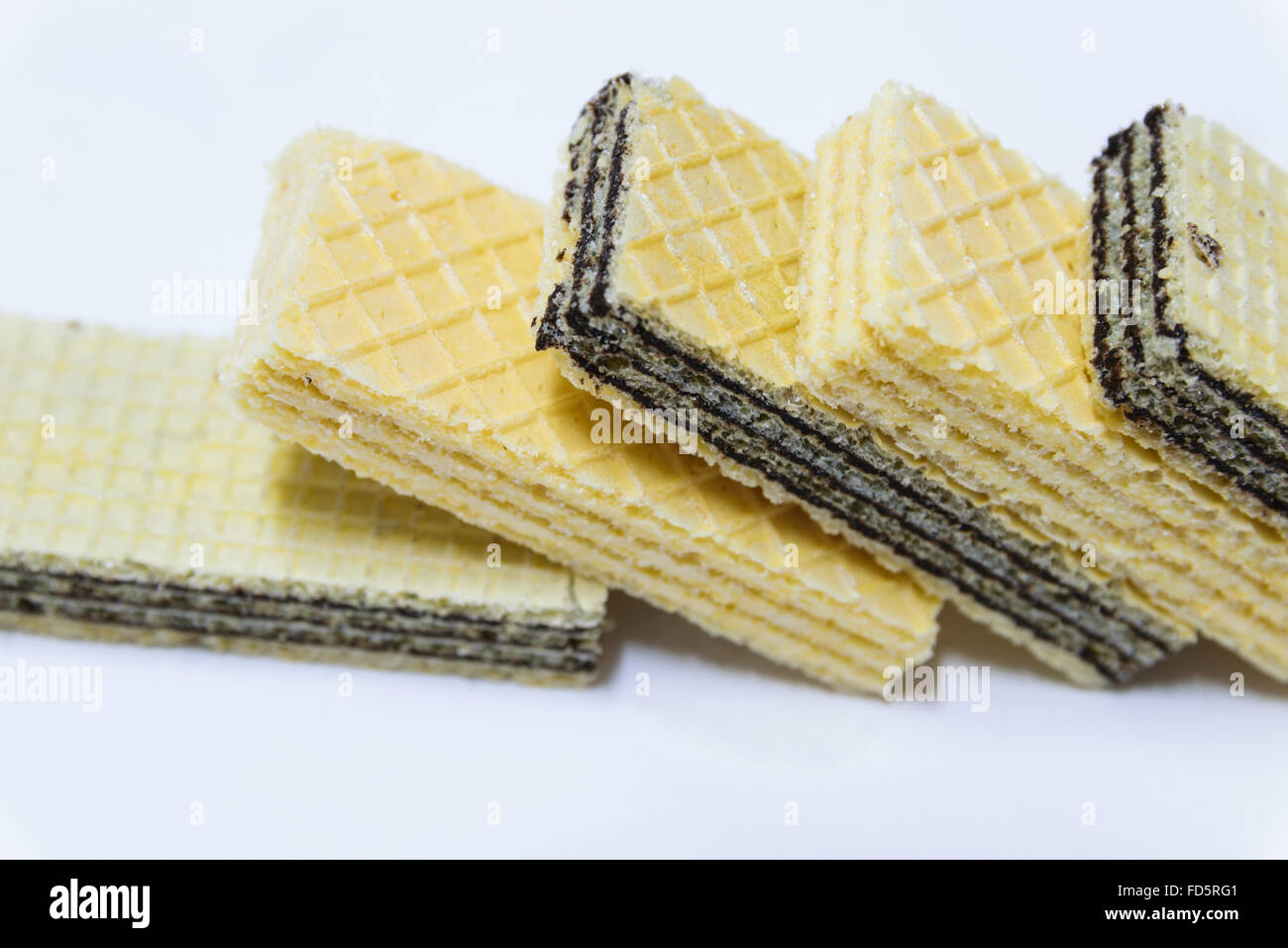 Eine kleine süße Kuchen, in der Regel rund, flach und knackig. Stockfoto