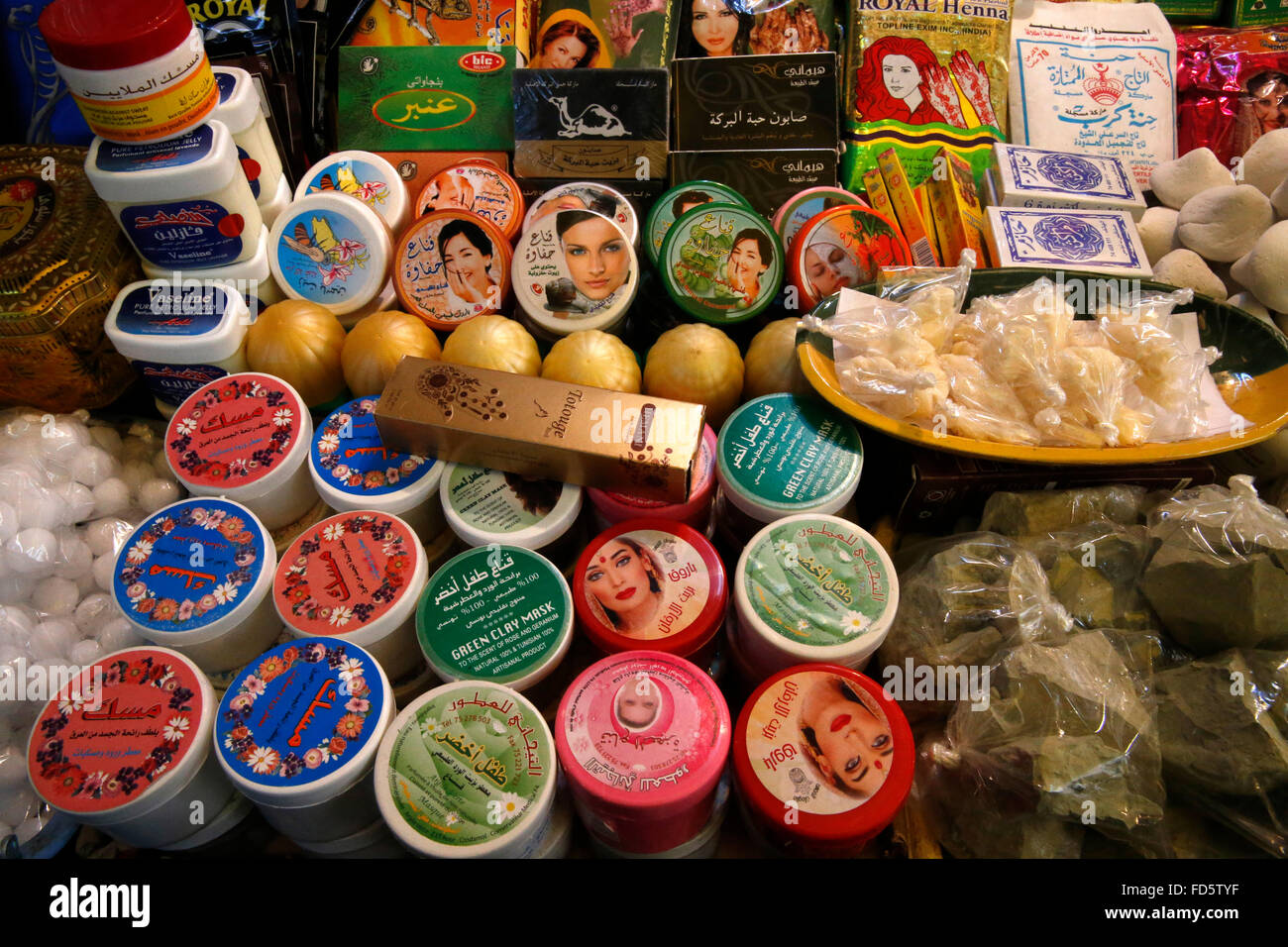 Markt in Halfaouine, Tunis Stockfoto