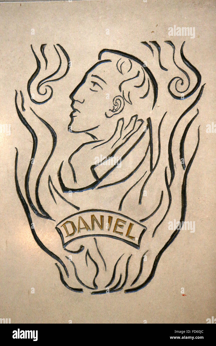 Katholische Kirche Notre Dame de France, London. Der Prophet Daniel