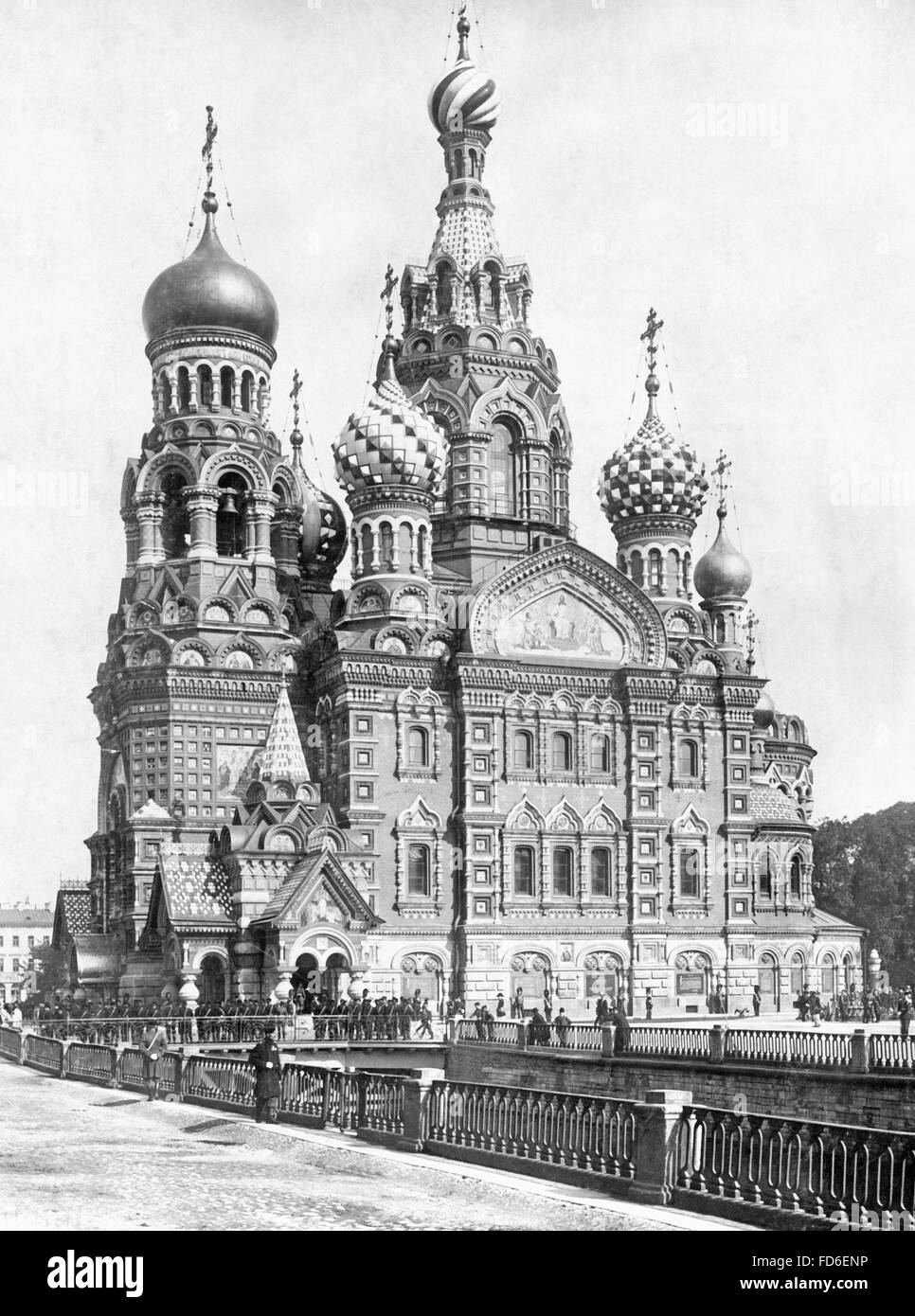 Kathedrale der Auferstehung von Christin Sankt Petersburg, 1910er Jahre Stockfoto