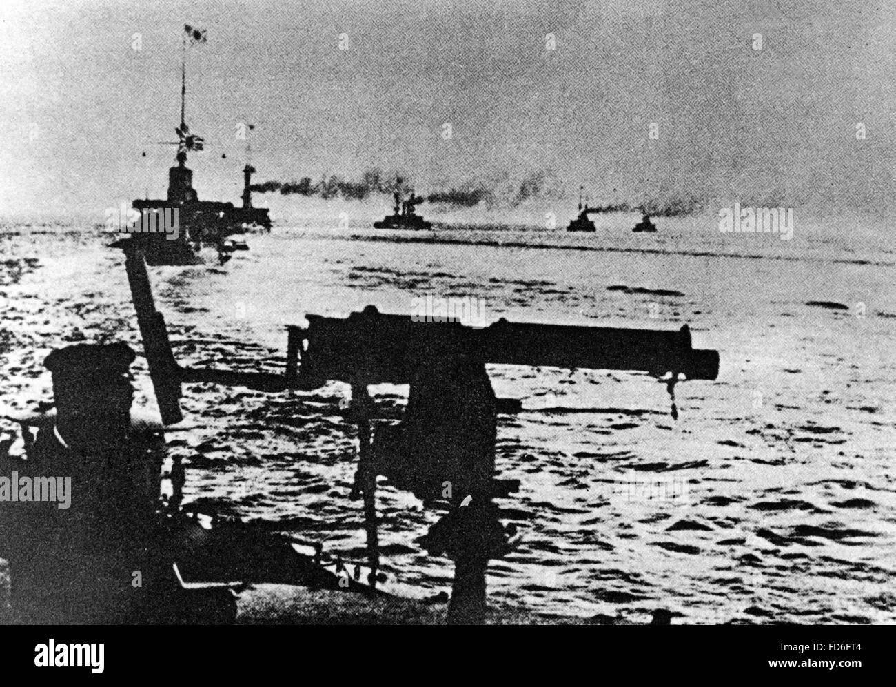 Seeschlacht von Tsushima, 27./28.05.1904 Stockfoto