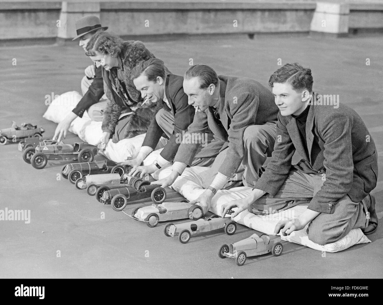 Modell Rennwagen, 1938 Stockfoto