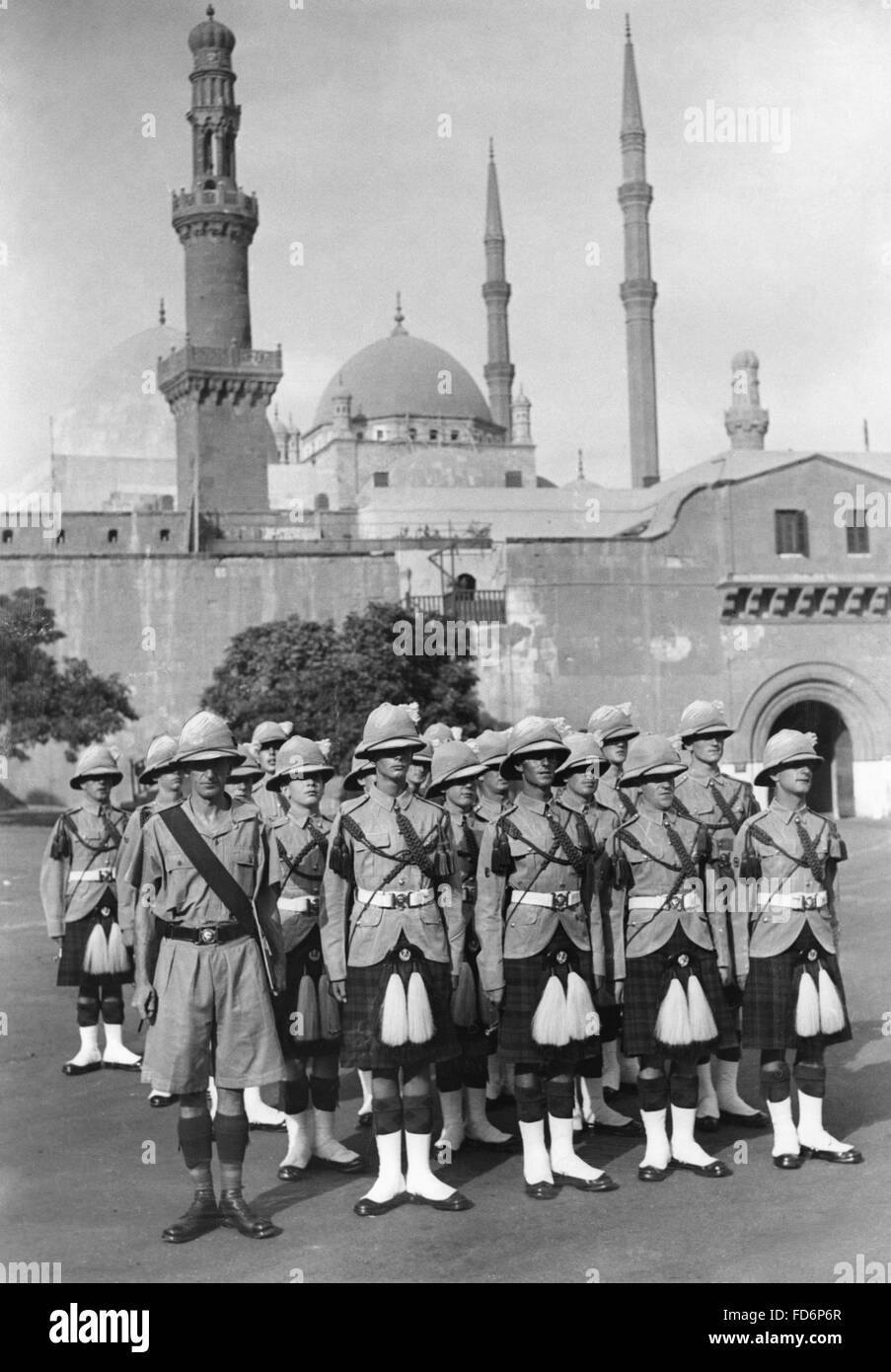 Britische Soldaten in Kairo, ca. 1930 Stockfoto