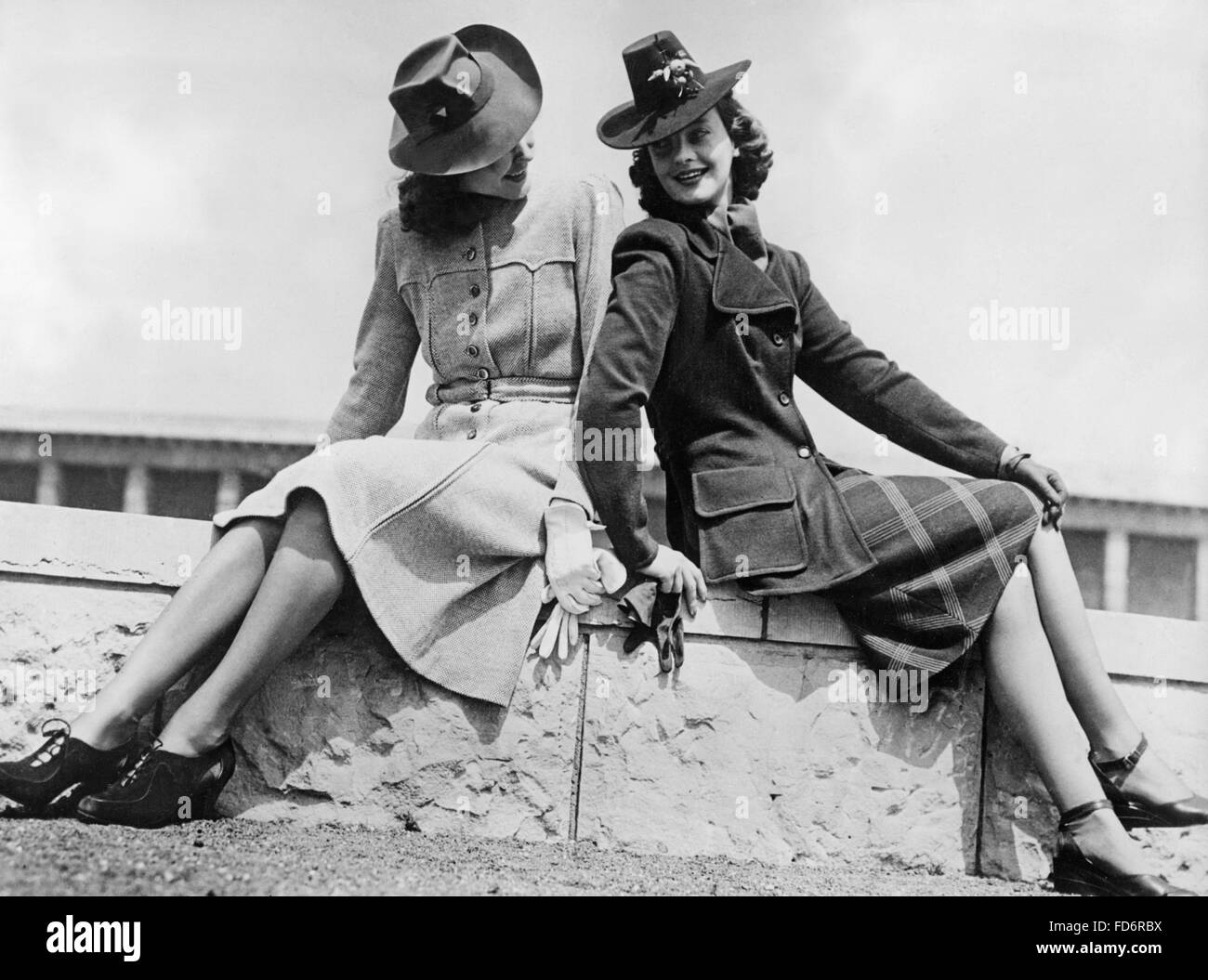 Damenmode, 1940 Stockfoto
