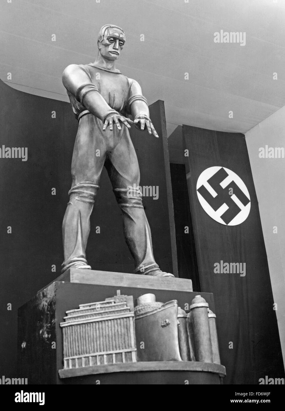 Symbolische Darstellung der "Arbeitnehmer", 1934 Stockfoto