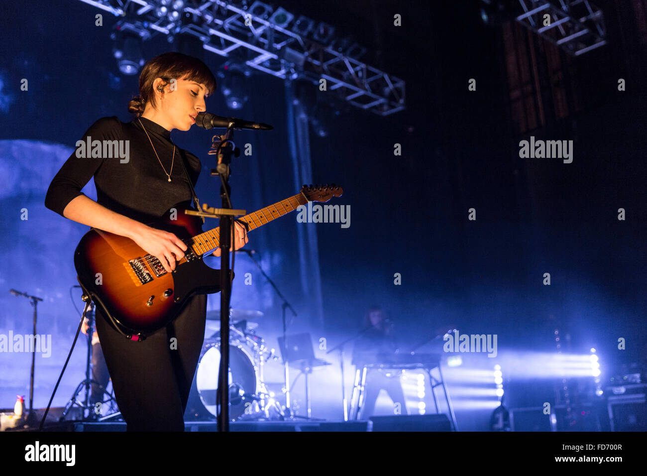 London, UK, 28. Januar 2016. Tochter Live Performance bei o2 Kentish Town Forum. © Robert Stainforth/Alamy Stockfoto