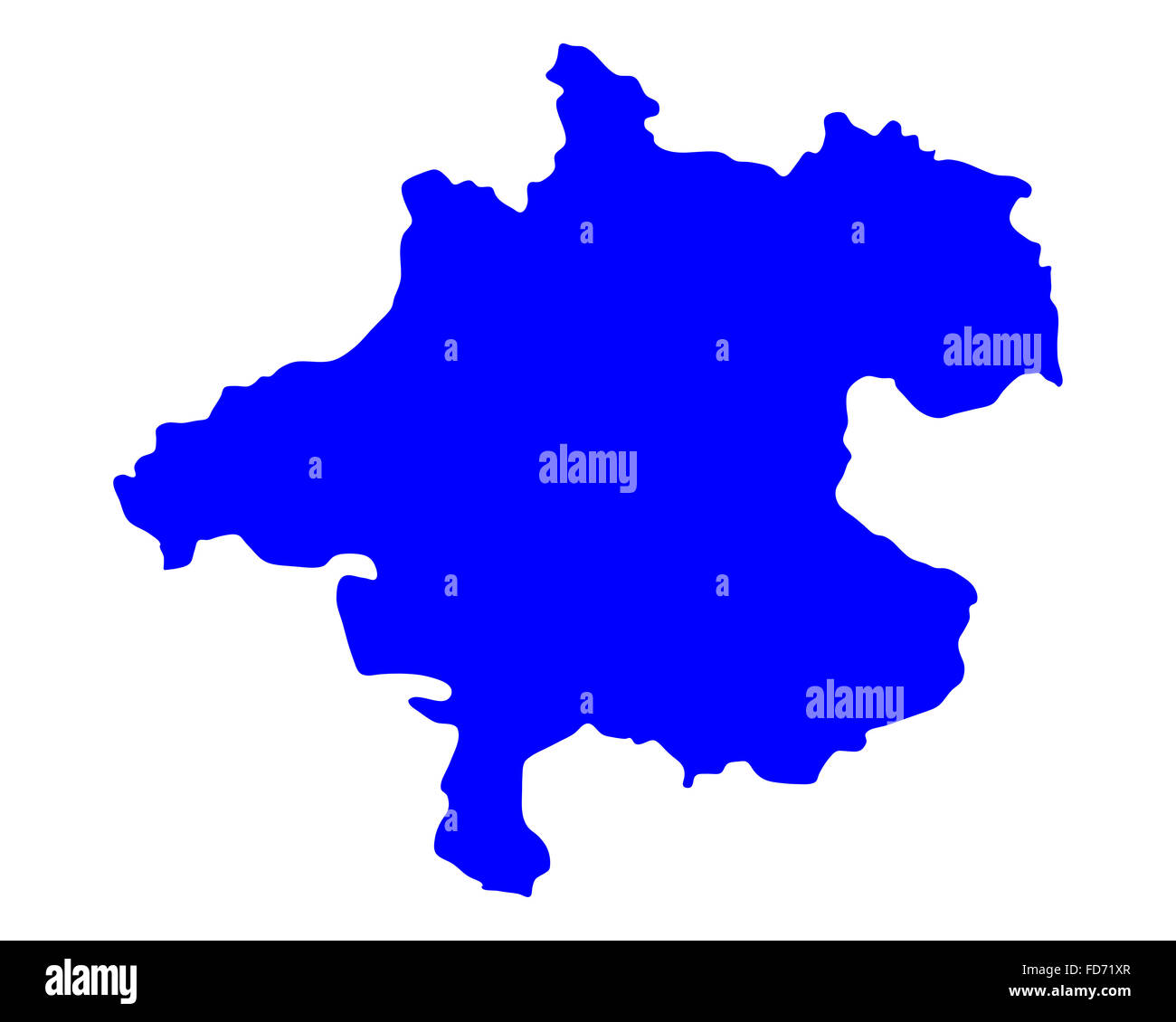 Karte von Oberösterreich Stockfotografie - Alamy