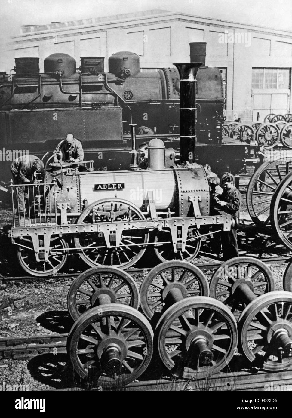 100 Jahre deutsche Eisenbahn, 1935 Stockfoto