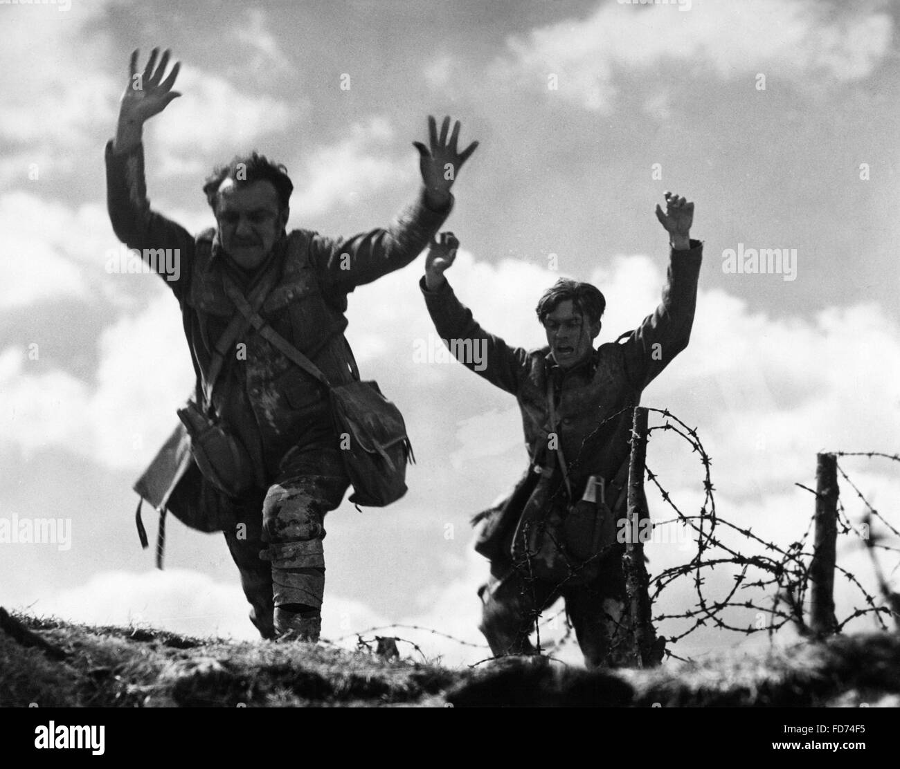 Englische Soldaten kapitulieren Stockfotografie Alamy