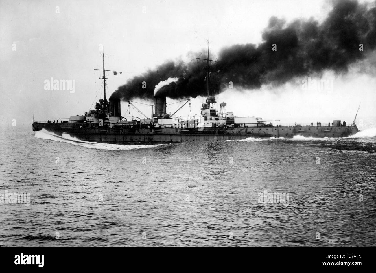 S.M.S. Von Der Tann, 1916 Stockfoto