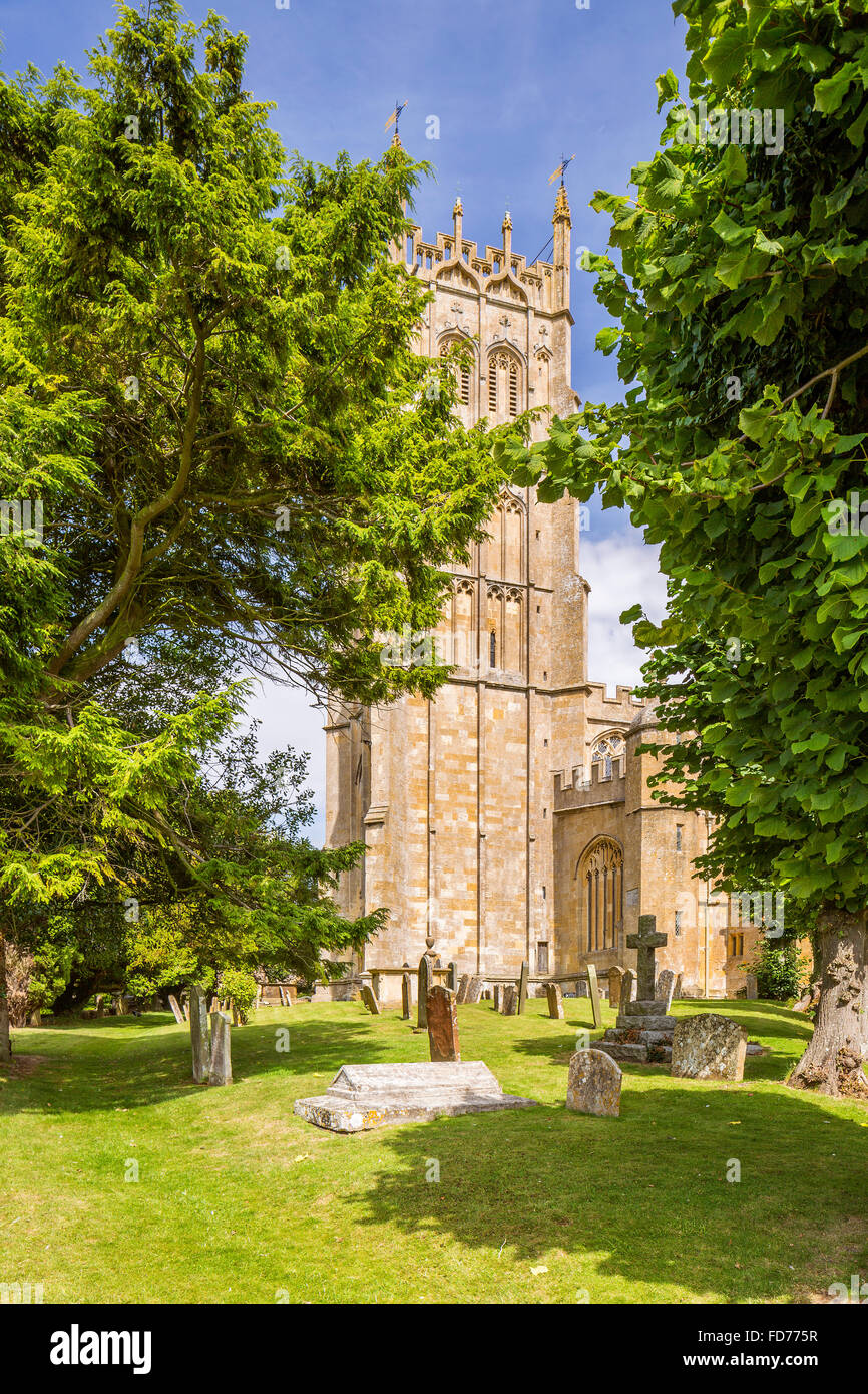 St. James Church in Chipping Campden, Cotswolds, Gloucestershire, England, Vereinigtes Königreich, Europa. Stockfoto