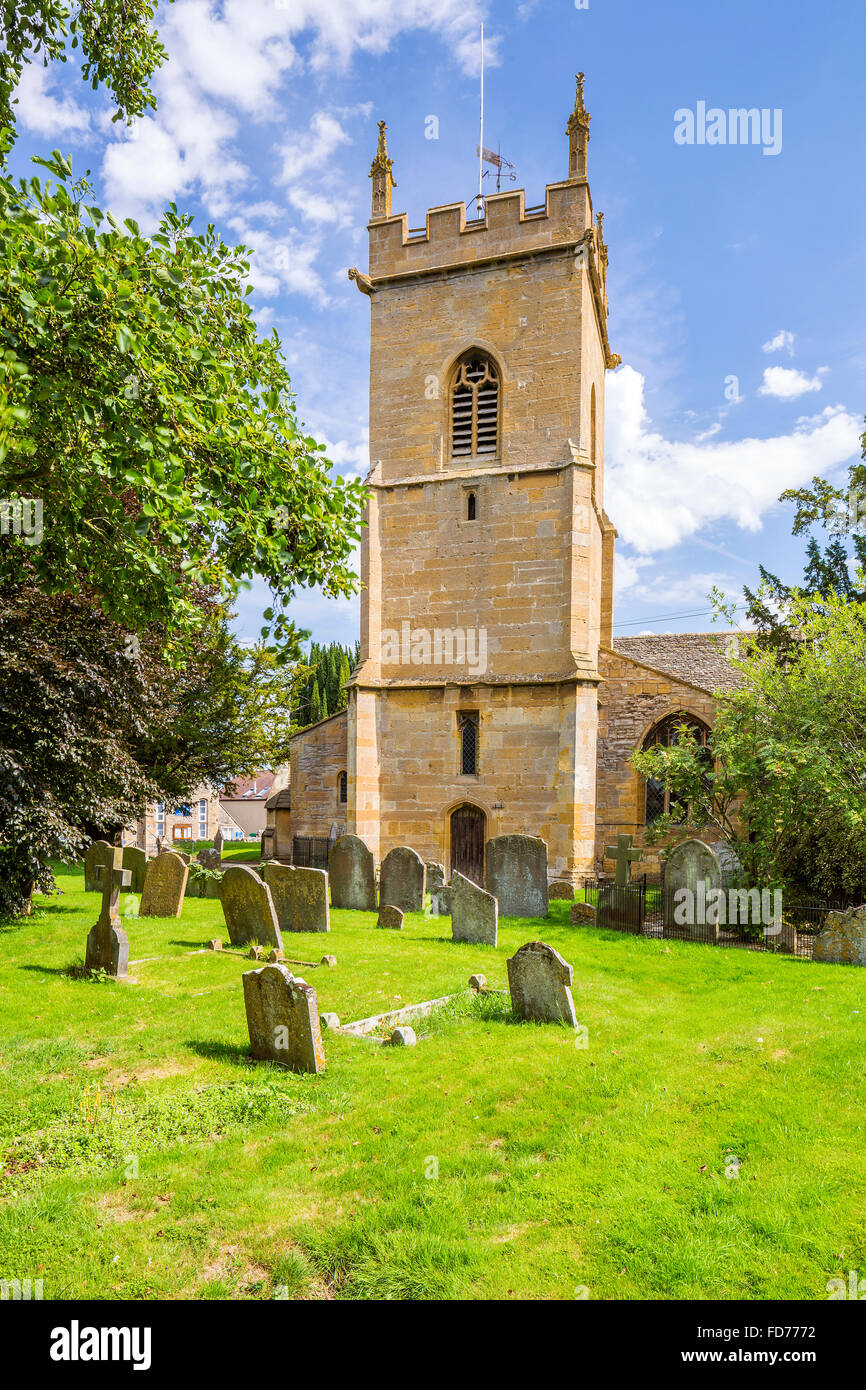 St. Leonards Kirche, Bretforton, Worcestershire, England, Vereinigtes Königreich, Europa. Stockfoto