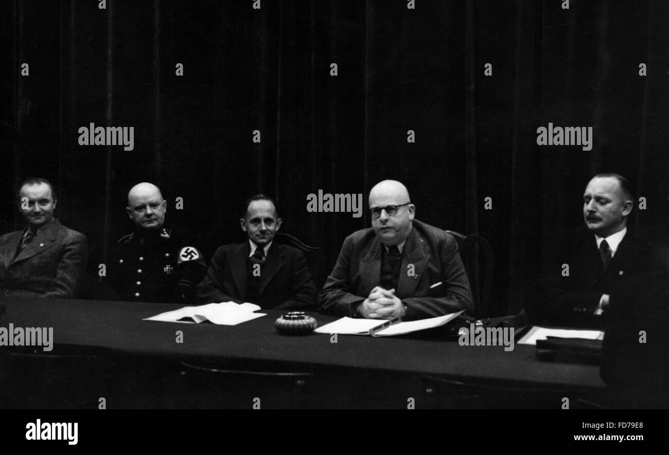 Sitzung der Intendanten und kaufmännischen Direktoren in Köln, 1936 Stockfoto