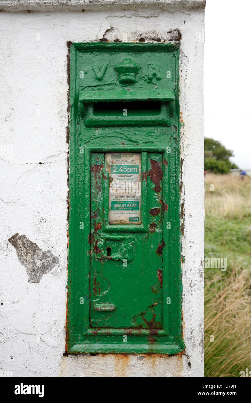 Old Irish Mail-Box Stockfoto