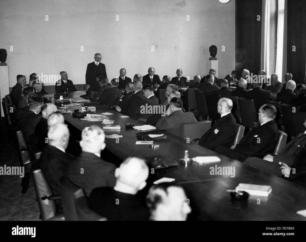 Jahrestagung des Fachverbandes deutscher Sparkassen, 1935 Stockfoto