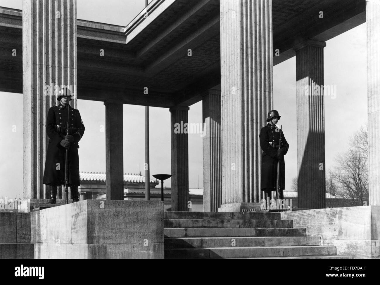 Ehrentempel (Temple of Honour) in München, 1944 Stockfoto