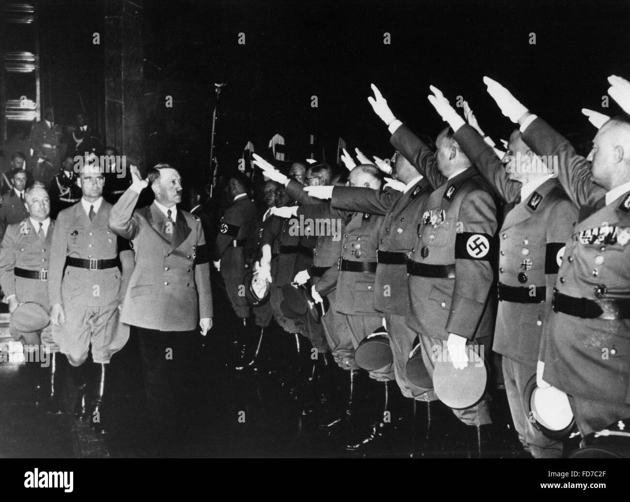 Der Geburtstag von Adolf Hitler, 1939 Stockfoto