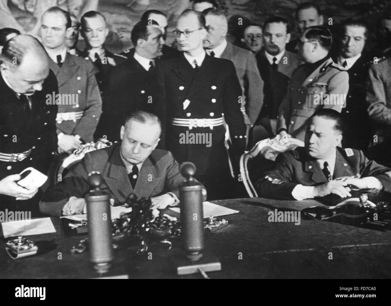 Bulgarien tritt dem Dreimächtepakt 01.03.1941 Stockfoto