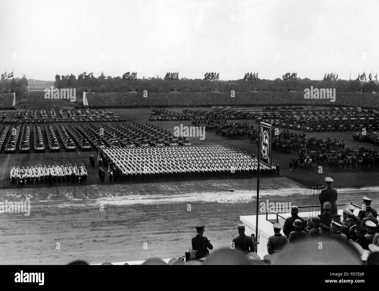 Adolf Hitler am Tag der Wehrmacht, 1937 Stockfoto
