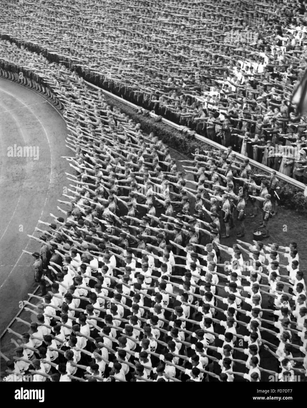 Tag der Hitler-Jugend bei der Rallye Nürnberg, 1938 Stockfoto