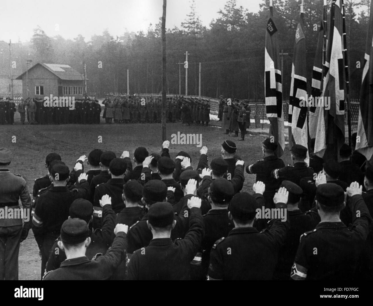Hitler-Jugend: Truppenübungsplatz Stockfoto
