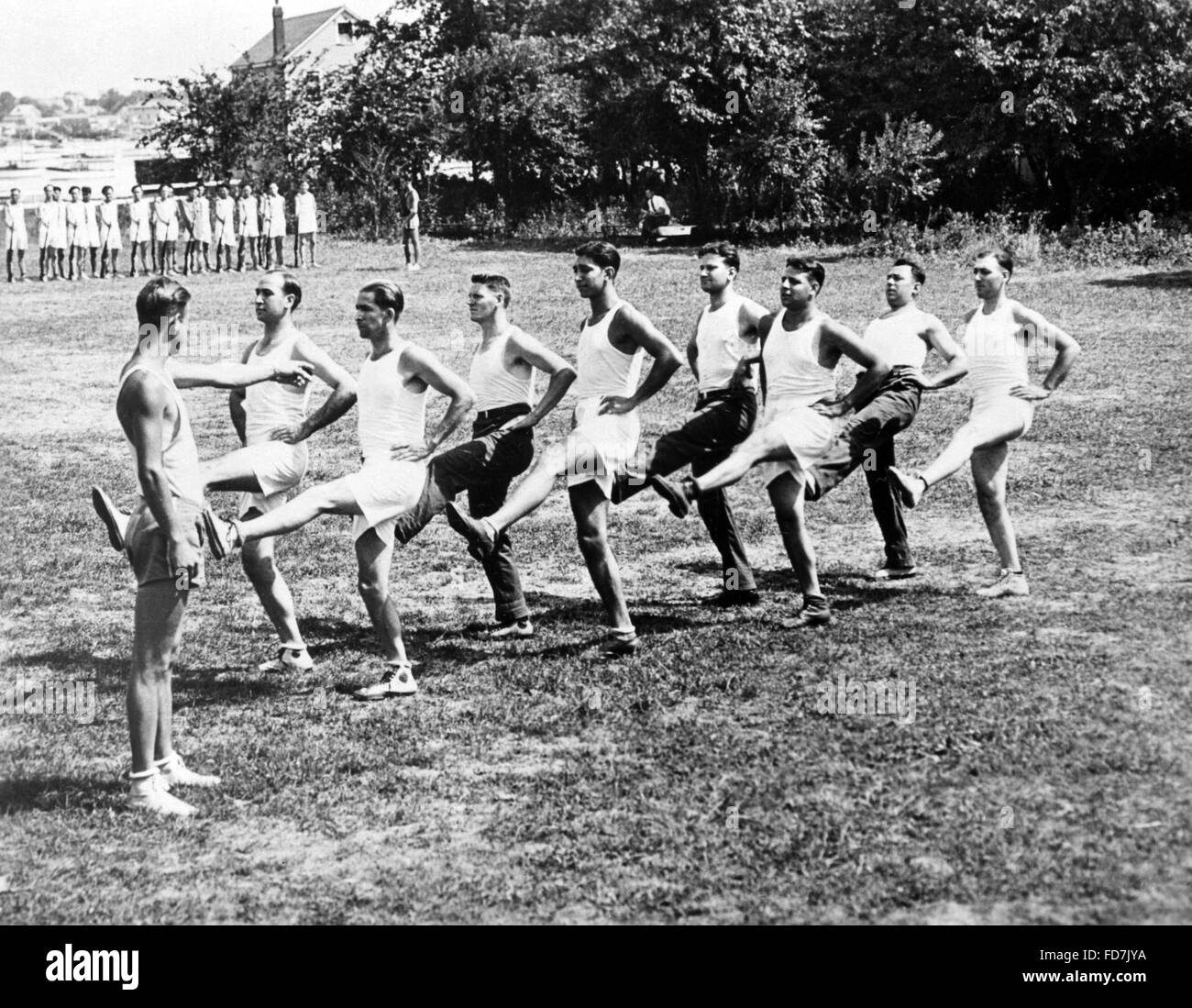 Polizei Sportverein in Amerika, 1932 Stockfoto