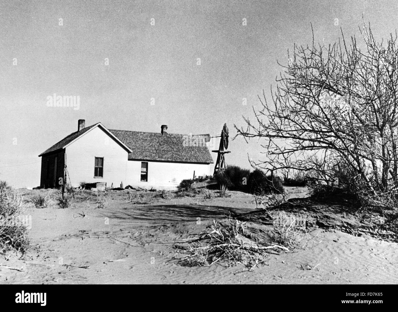 Weltwirtschaftskrise: Landwirt Elend in den USA, 1936 Stockfoto