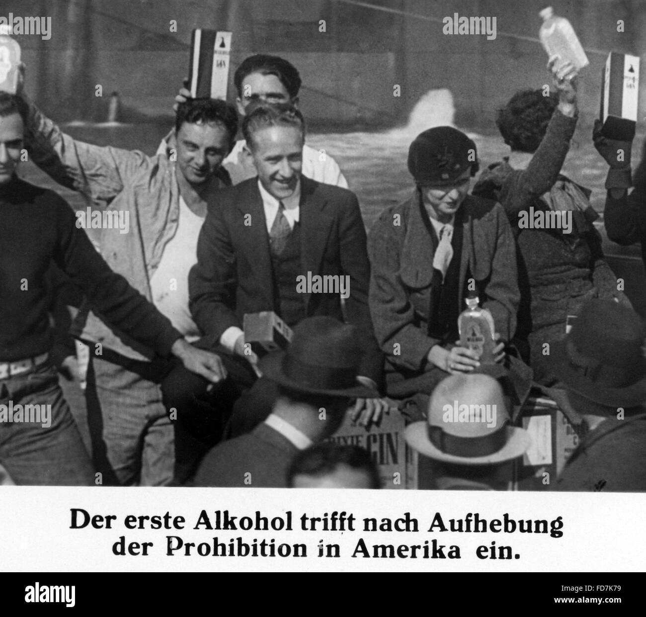 Verbot: Aufhebung des trinken in Amerika, 1933 Stockfoto