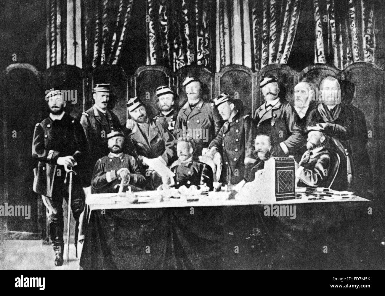 Paris Kommune, 1871 Stockfoto