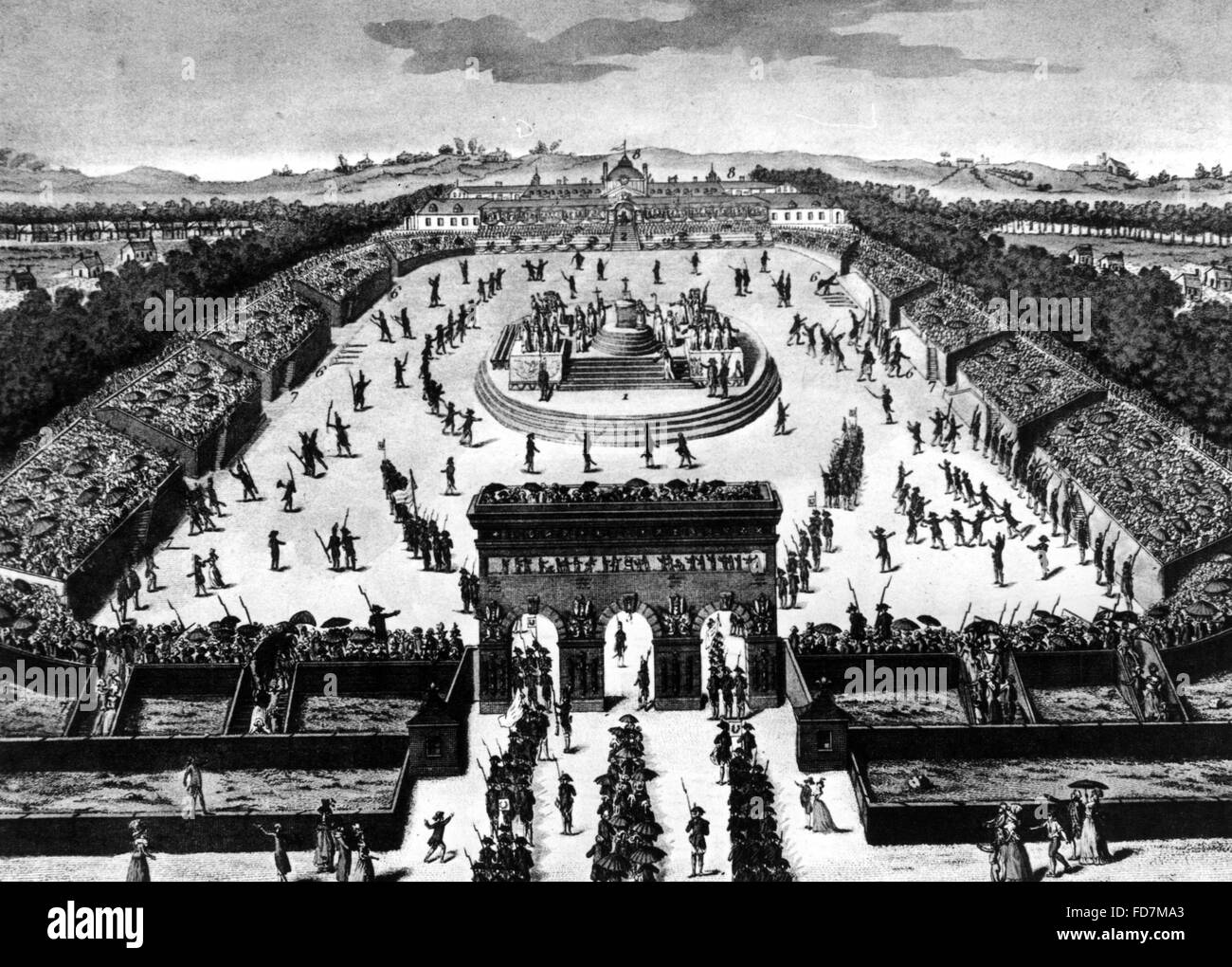 Französische Revolution, 1790 Stockfoto