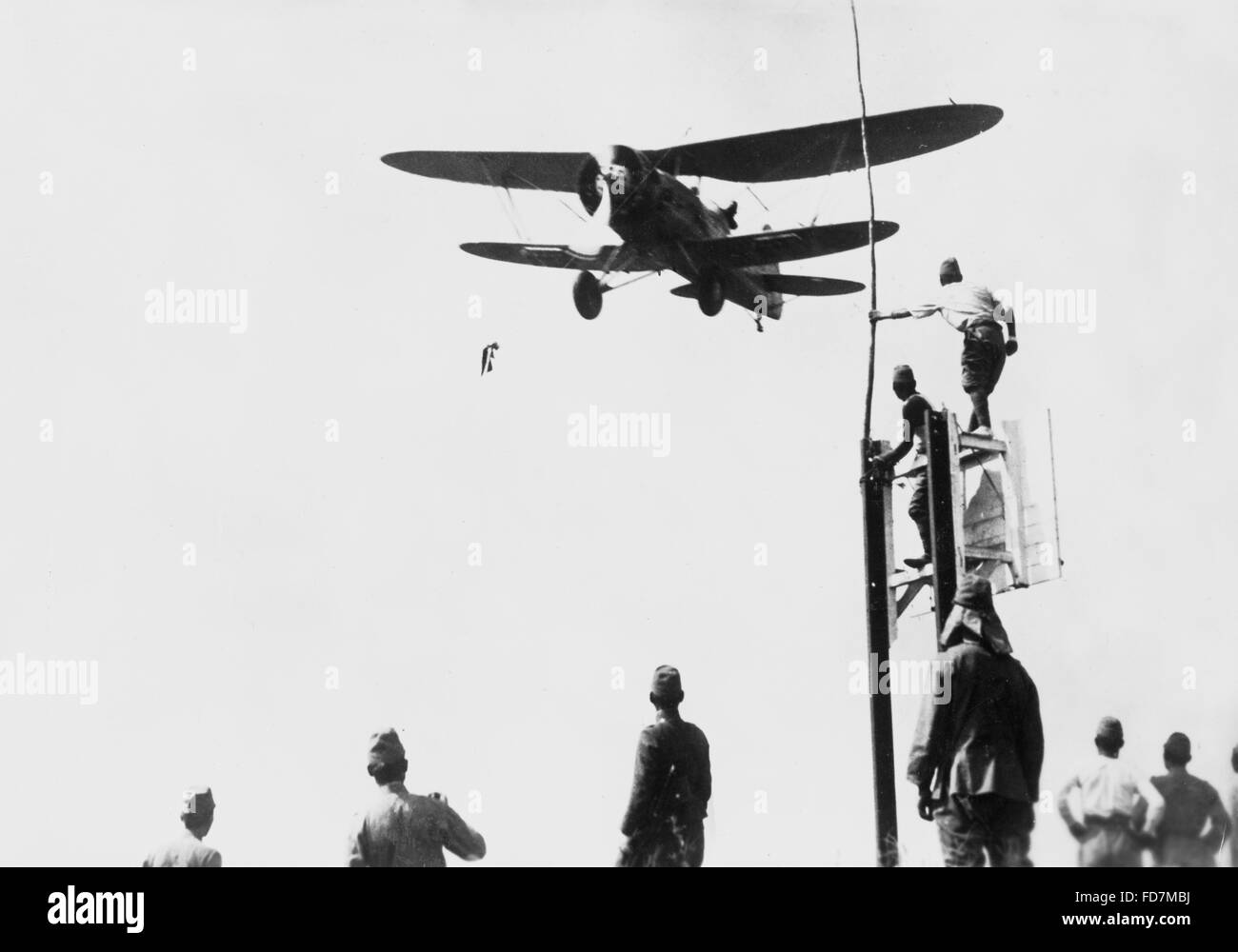 Japanische Luftwaffe während des Sino-japanischen Krieges 1937 Stockfoto