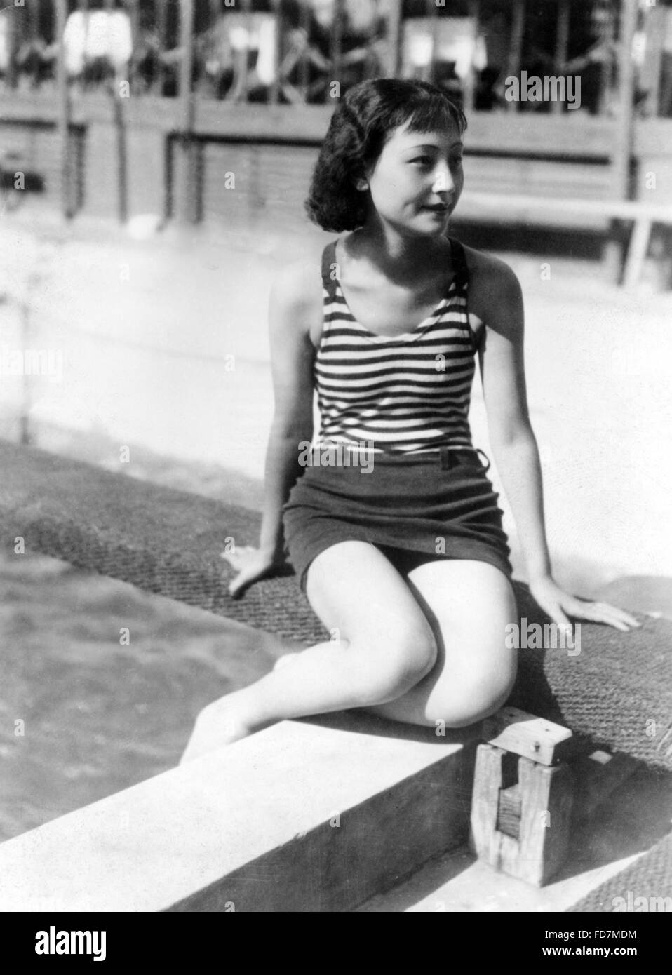 Chinesische Filmstar Yen Chou Shin, 1935 Stockfoto