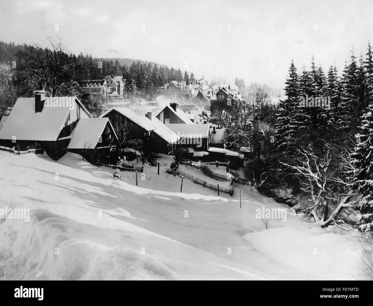 Schierke Im Harz, 1939 Stockfoto