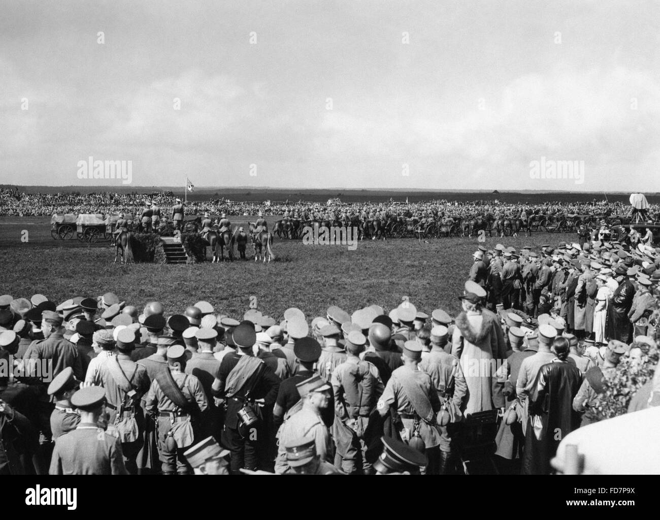 Parade der VI-Armee-Korps an der Reichsparteitage (Nazi Party Rally) in Nürnberg, 1935 Stockfoto