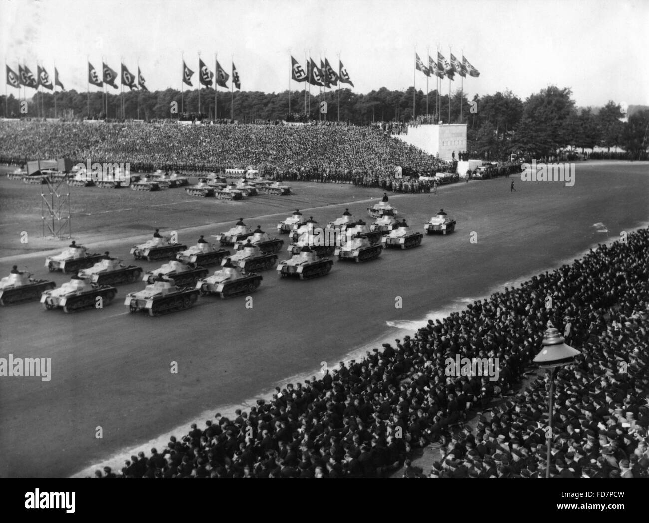 Panzer I auf den Tag der Wehrmacht in Nürnberg, 1936 Stockfoto