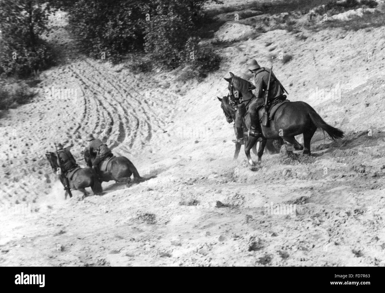 Kavallerie der Wehrmacht in den 30er Jahren Stockfotografie Alamy